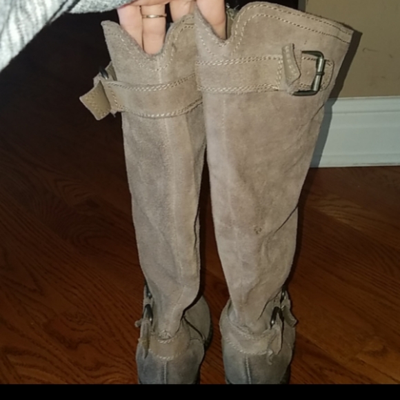 Dolce Vita tan leather suede boots - Picture 3 of 4